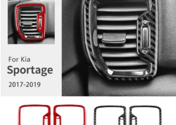 Enhance Your Kia Sportage Interior with Durable Carbon Fiber Trim Stickers