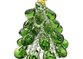 Elegant Glass Christmas Tree Centerpiece That Brightens Holiday Decor