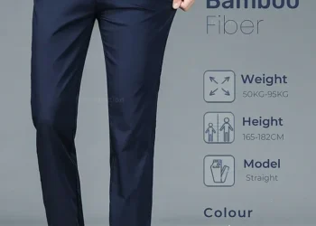 Top Bamboo Fiber Men’s Pants for Breathable Comfort and Stylish Office Wear