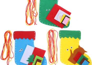 DIY Christmas Stocking Kit for Kids and Parents to Create Festive Decor