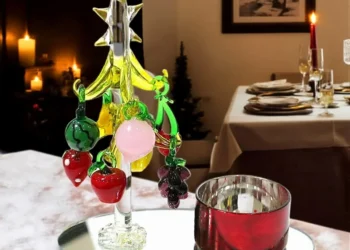 Elevate Holiday Decor with Stunning Murano Glass Ornaments and Festive Accents