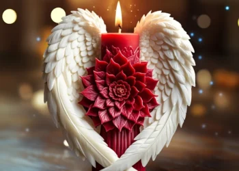 Create Beautiful Angel Wing Candles with This Easy-to-Use Silicone Mold