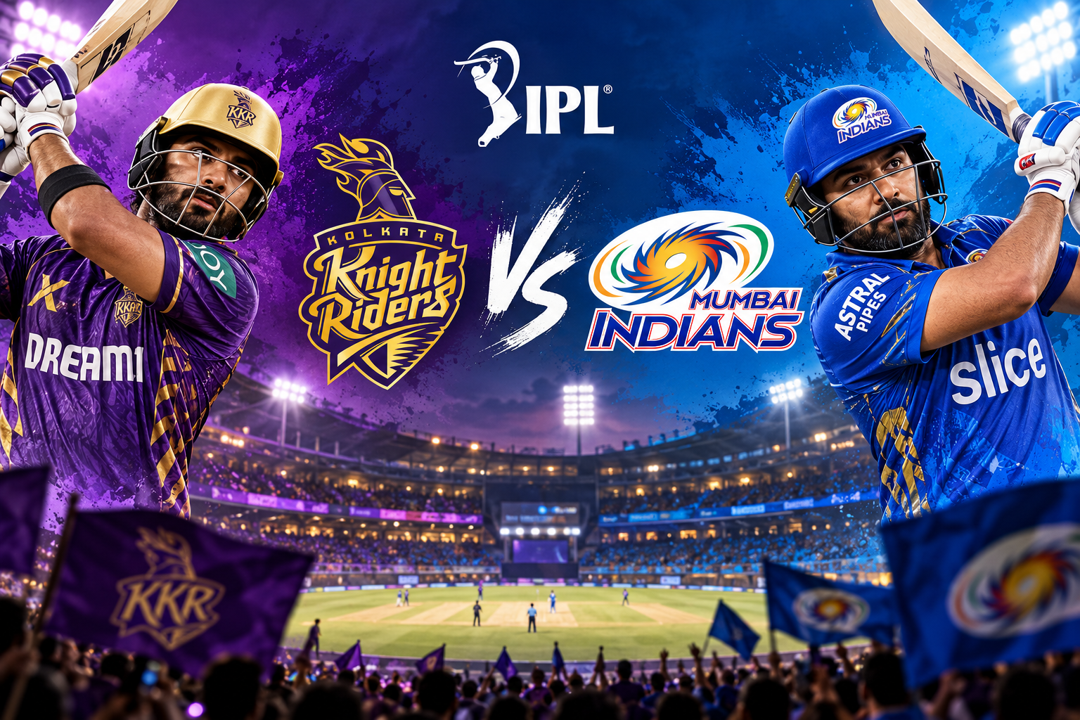 KKR vs MI Head-to-Head: IPL Record, Scores and Key Trends